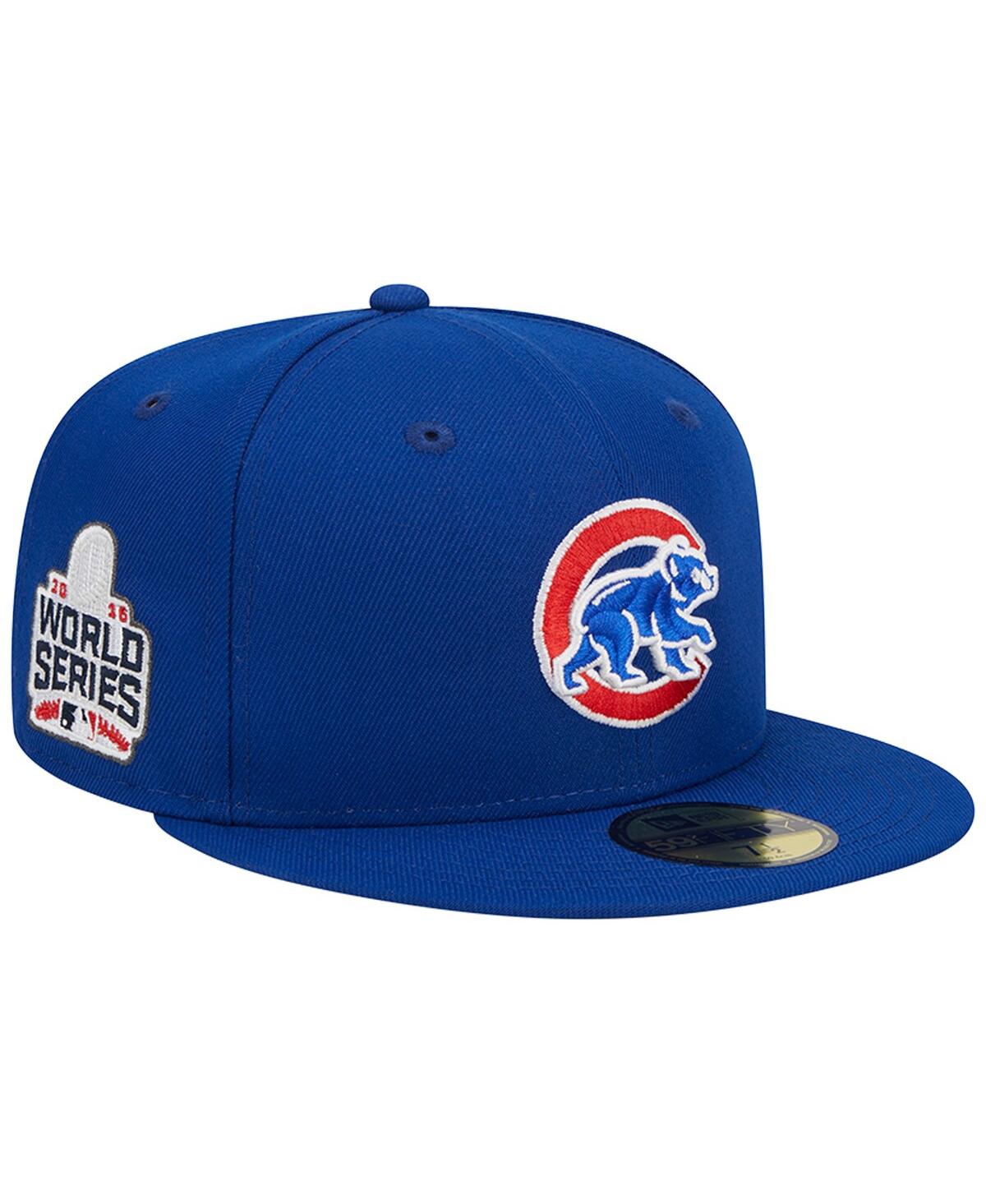 Men's New EraChicago Cubs Alternate Logo 2016 World Series Team Color 59FIFTY Fitted Hat - Royal