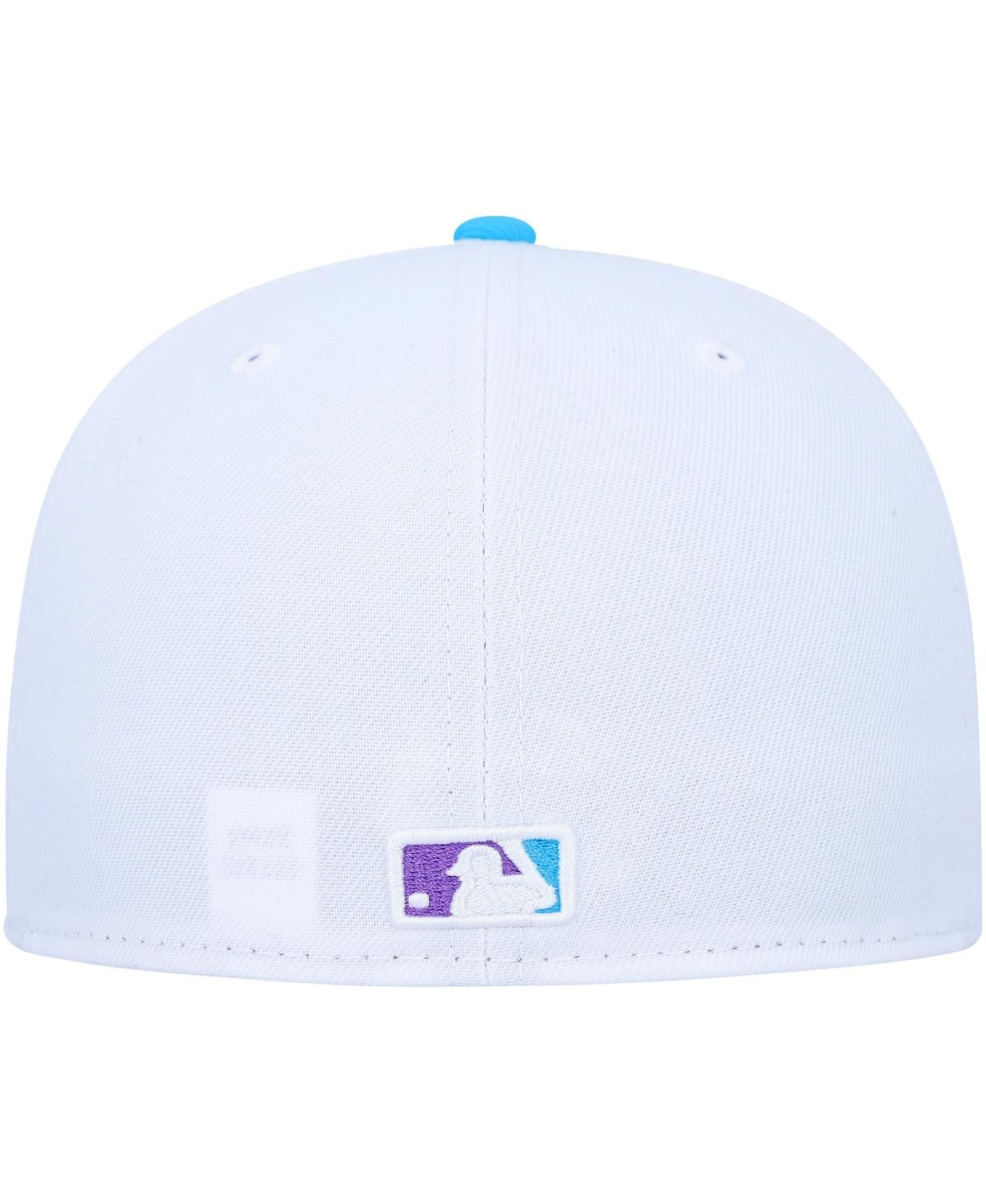 Shop New Era Men's  White Chicago White Sox Comiskey Park 75th Anniversary Vice 59fifty Fitted Hat