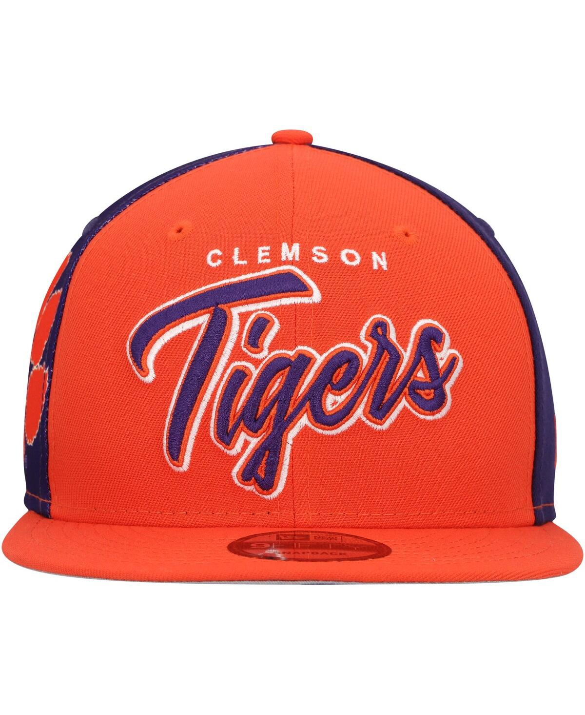 New Era Orange Clemson Tigers Outright 9fifty Snapback Hat In Orange