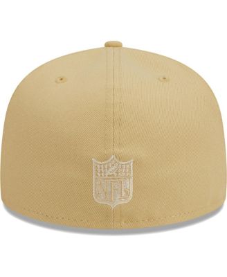 Men's Khaki Los Angeles Rams Raffia Front 59FIFTY Fitted Hat