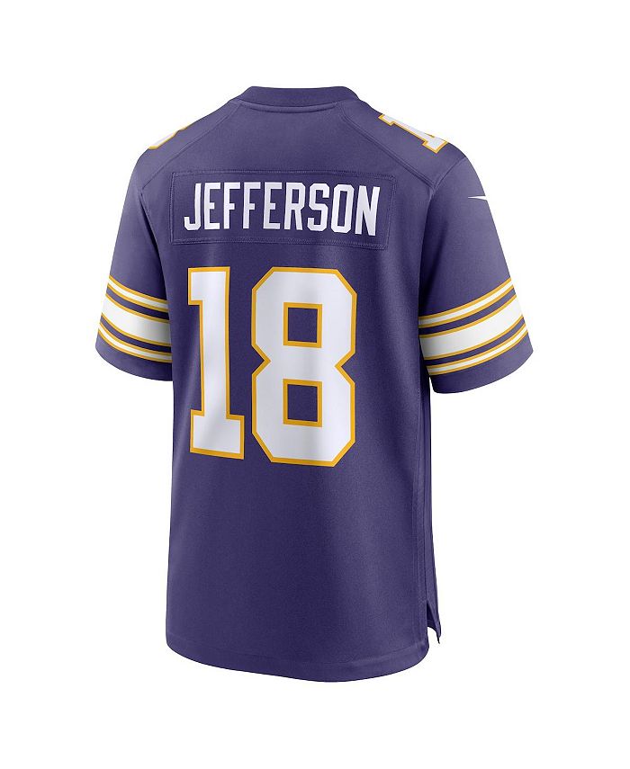 Nike Big Boys Justin Jefferson Purple Minnesota Vikings Game Player Jersey  - Macy's