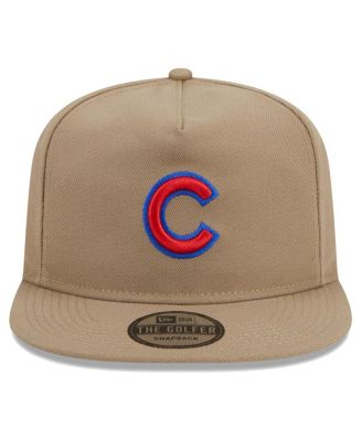 Men's Khaki Chicago Cubs Golfer Adjustable Hat