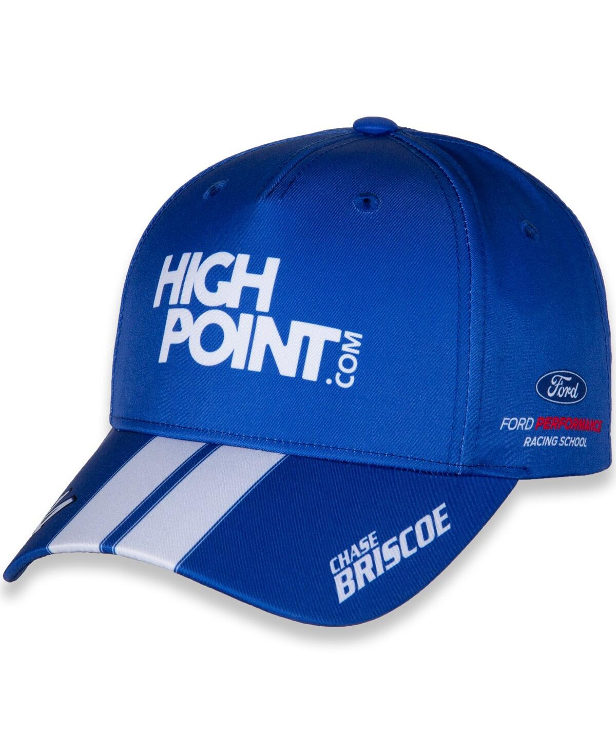Stewart-haas Racing Team Collection Men's  Royal, White Chase Briscoe Highpoint.com Uniform Adjustabl In Royal,white