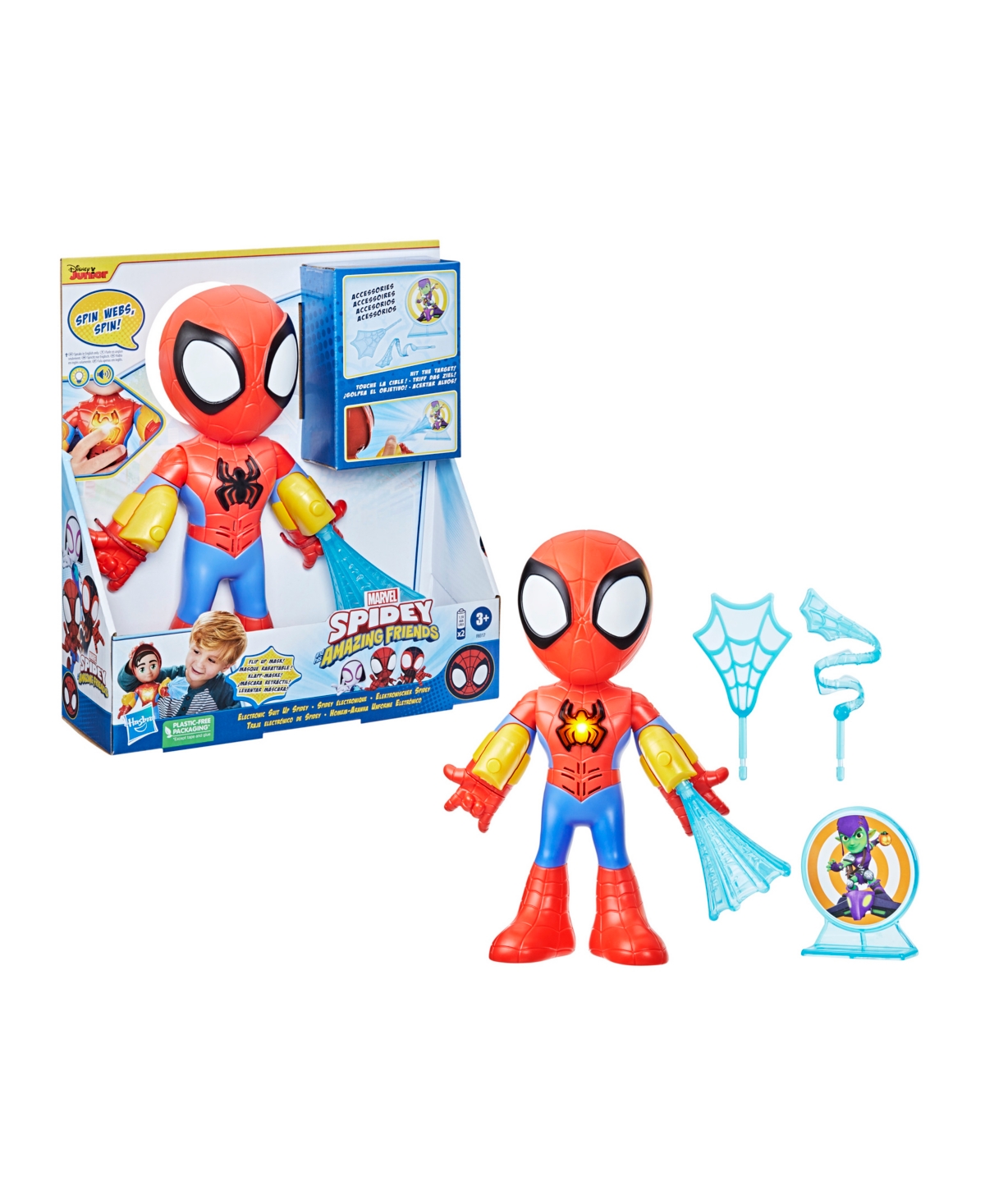 Spidey And His Amazing Friends Kids' Marvel Electronic Suit Up Spidey In No Color