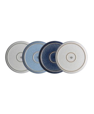 Studio Blue Coupe Dinner Plates, Set of 4