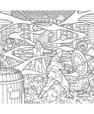 The Unofficial Wheel of Time Coloring Book- From the Two Rivers to the White Tower, Color Your Way Through the World of the Wheel by Tayla Blaire