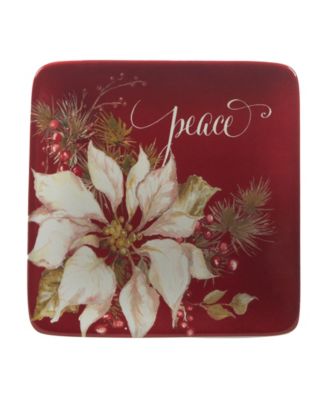 Winters Joy 6" Canape Plates Set of 4