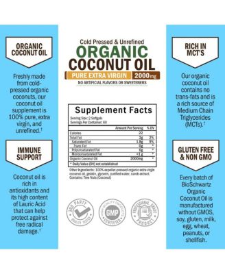 Coconut Oil Softgels, 120ct