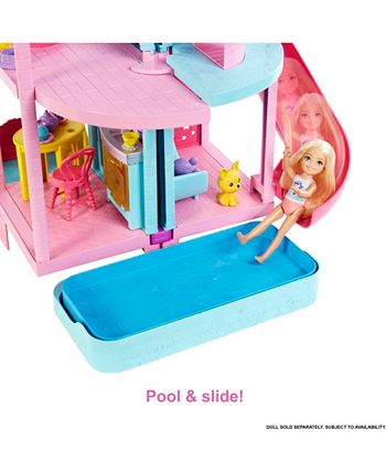 Barbie pool hotsell with slide