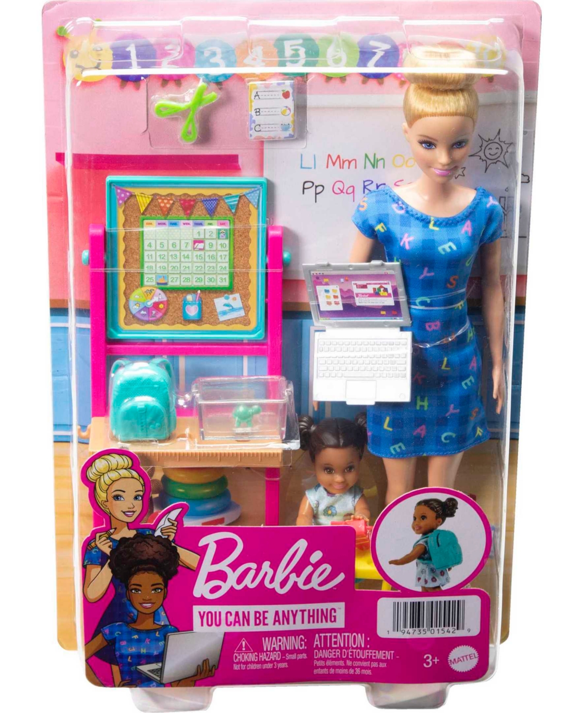 Shop Barbie Career Kindergarten Teacher Playset, Blonde In Multi-color