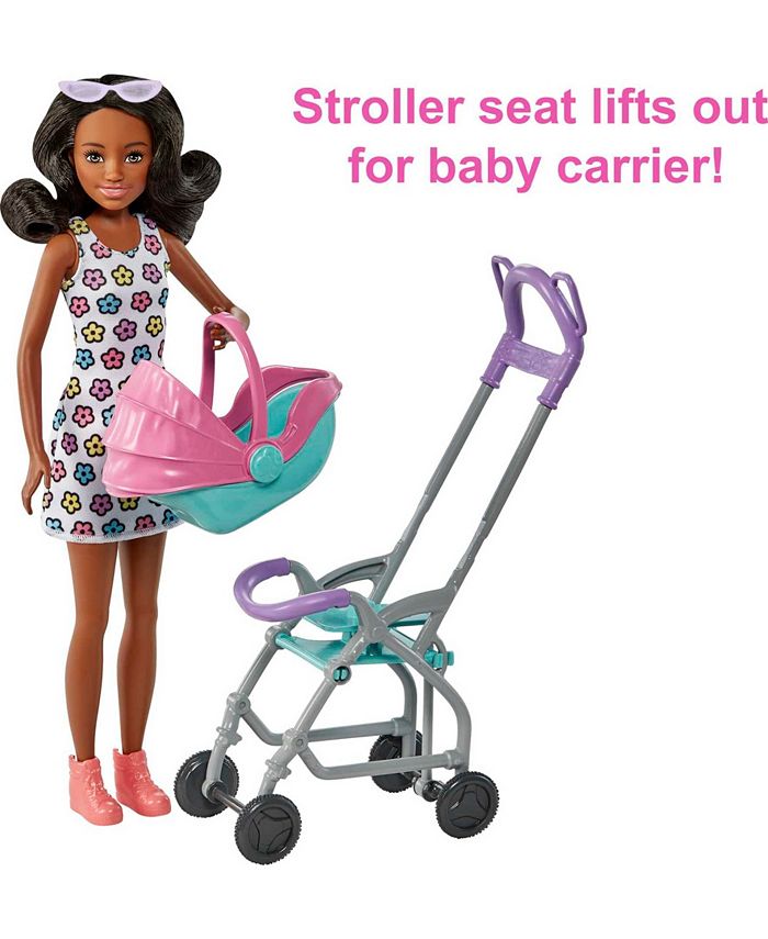 Barbie Skipper Babysitters, Inc. Doll and Stroller Playset Macy's