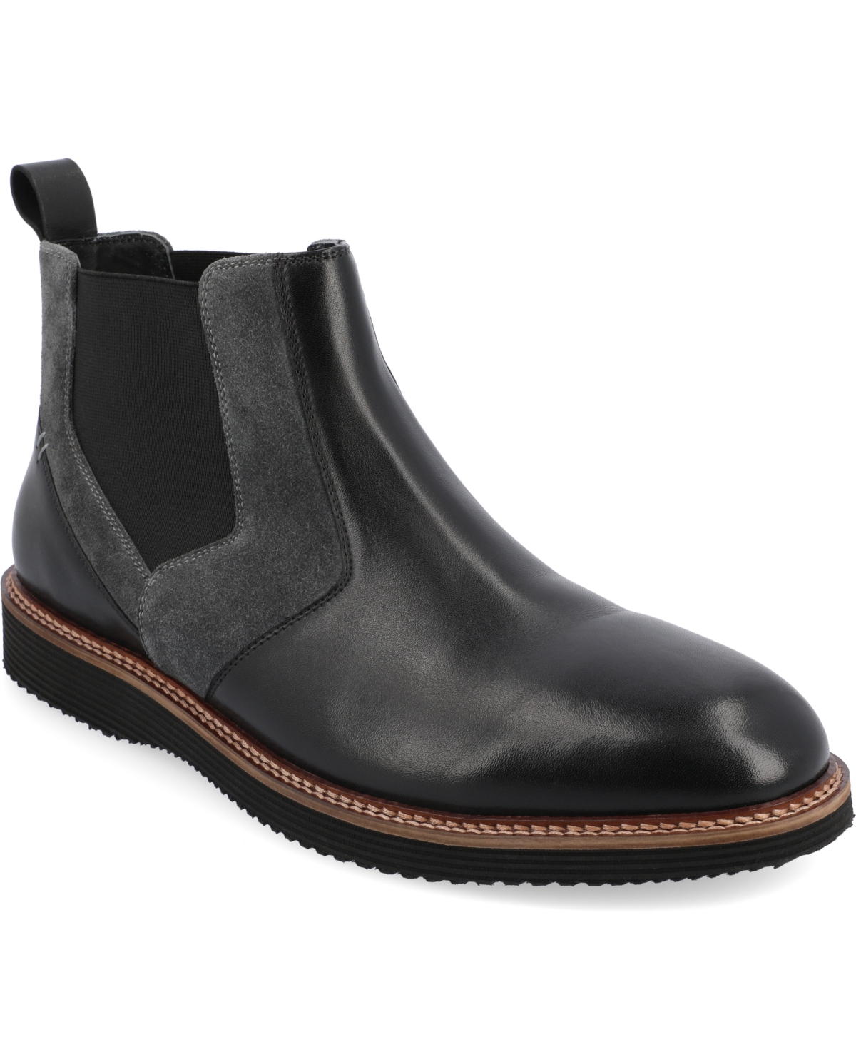 Men's Ventura Tru Comfort Foam Plain Toe Chelsea Boots - Cognac