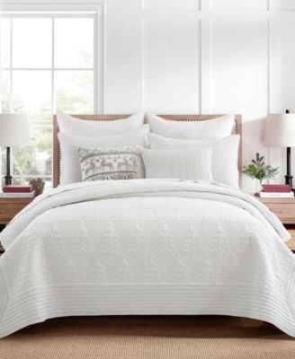 O Christmas Tree Stitching 2-Pc. Sham Set, European