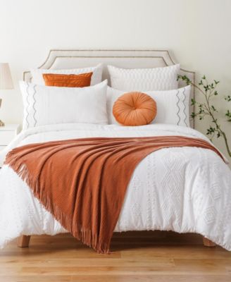 Classic Textured Ribbed Knit Throw, 50" x 60"