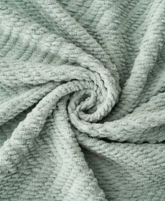 Classic Textured Woven Micro Chenille Throw, 50" x 60"