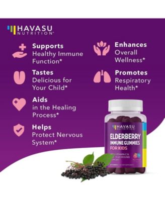 Elderberry Gummies for Kids, Immune System Supplement, 60ct