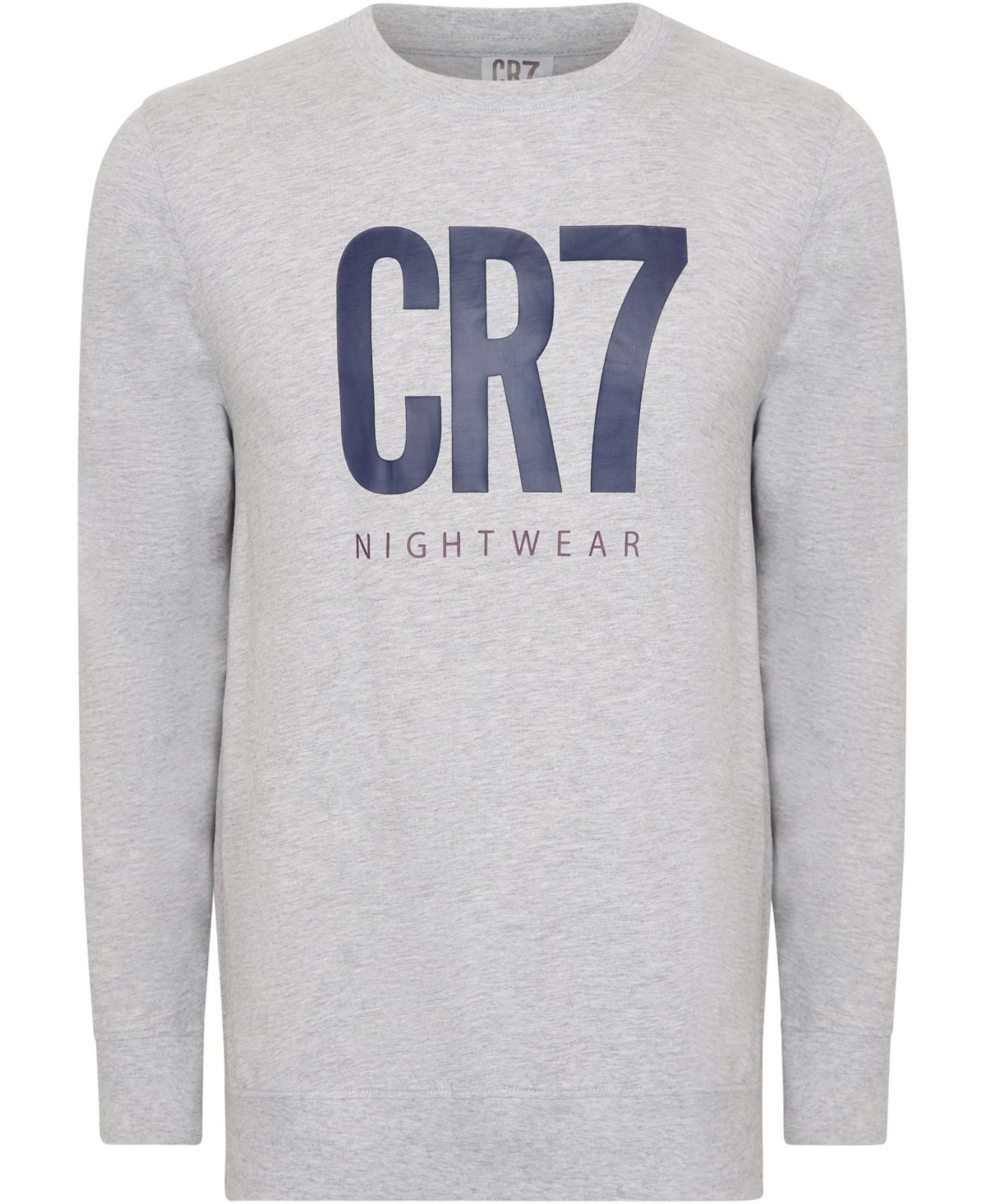 CR7 Men's Cotton Loungewear Top and Pant Set - Blue