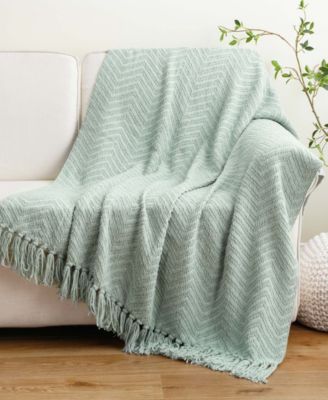 Classic Textured Woven Micro Chenille Throw, 50" x 60"