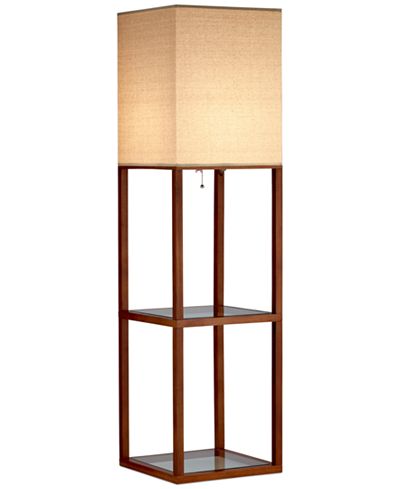 Adesso Crowley Shelf Floor Lamp