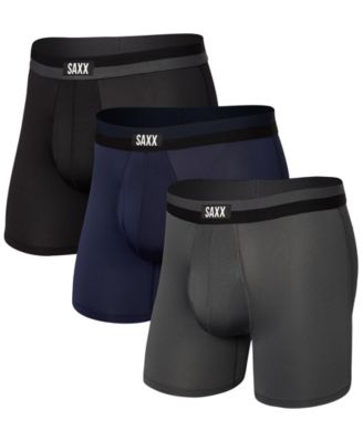 SAXX - Men's Sport Mesh 3-Pk. Slim-Fit Boxer Briefs