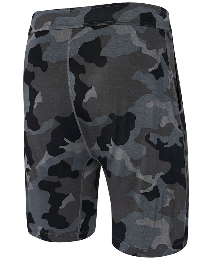 SAXX Men's Snooze Relaxed-Fit Camouflage Sleep Shorts - Macy's