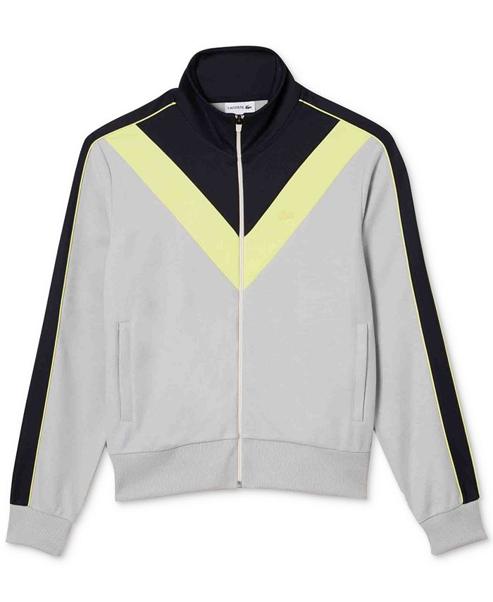 Men s Regular Fit Full Zip Colorblocked Sweatshirt