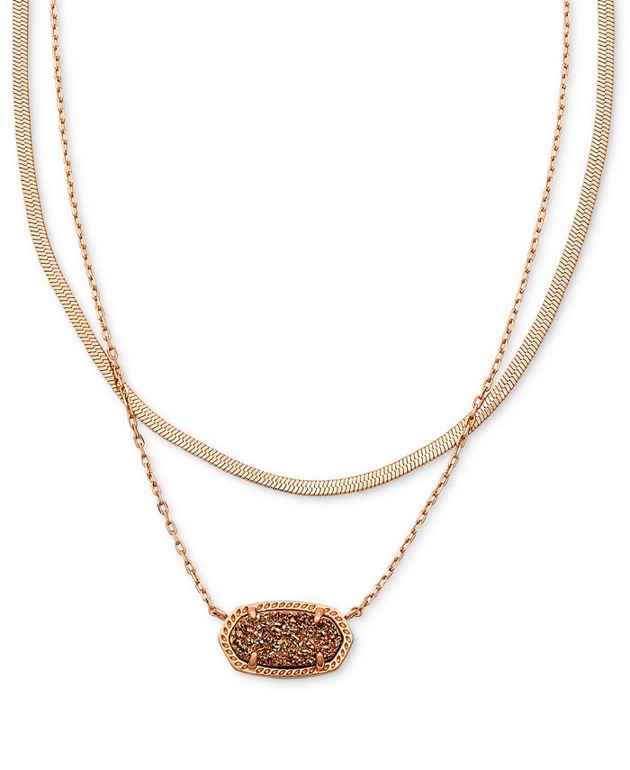 Macy's clearance herringbone necklace