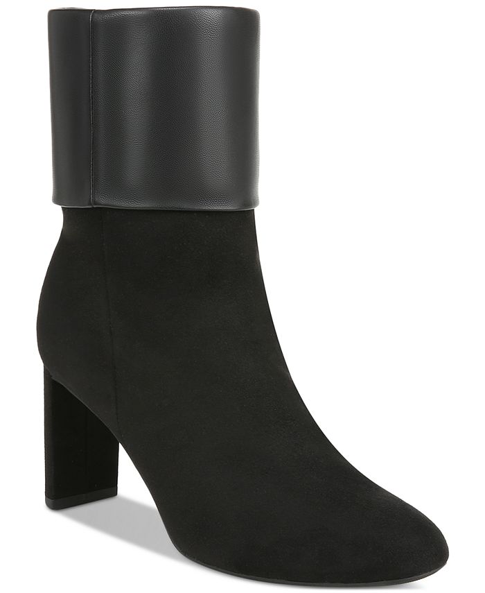 Ankle boots fold over cuff hot sale