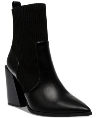 Trinityy Pointed-Toe Pull-On Knit Dress Booties, Created for Macy's