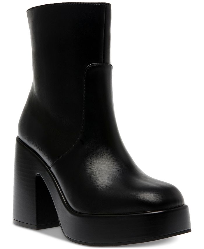 Buy wild Pair black ankle boots clear heel at Ubuy Uganda
