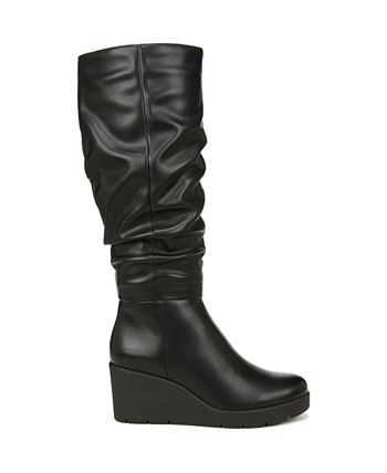 Soul Naturalizer Aura Ruched Wedge Boots - Macy's