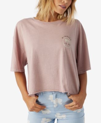 O'Neill - Juniors' State Of Mind Cotton Cropped Tee