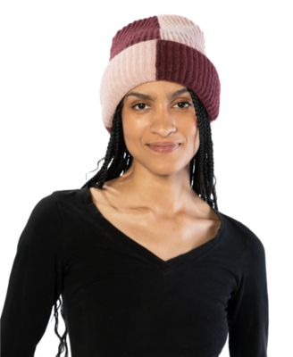 Color Block Cuff Beanie