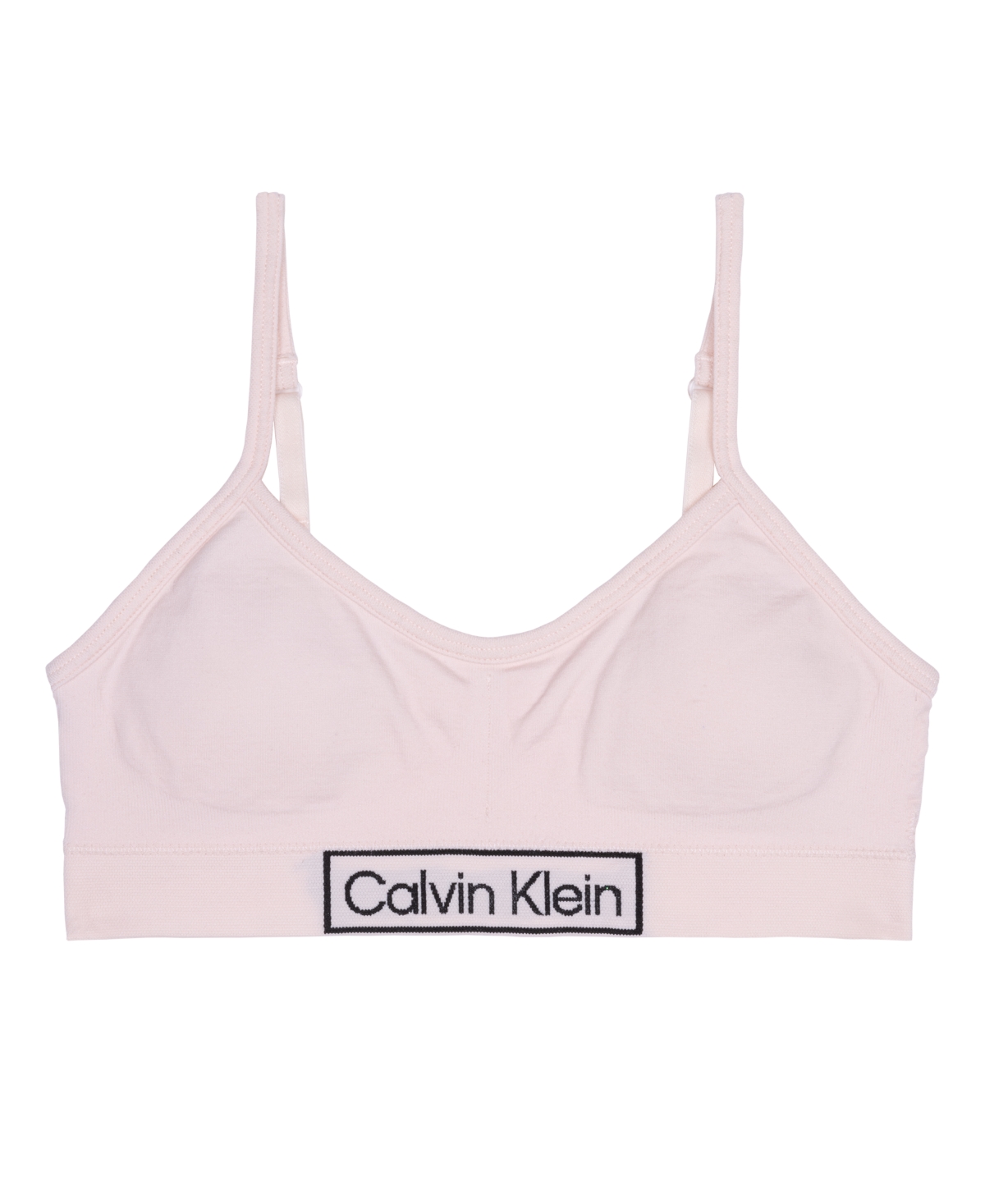 Calvin Klein Big Girls Seamless Ruched Crop Bra