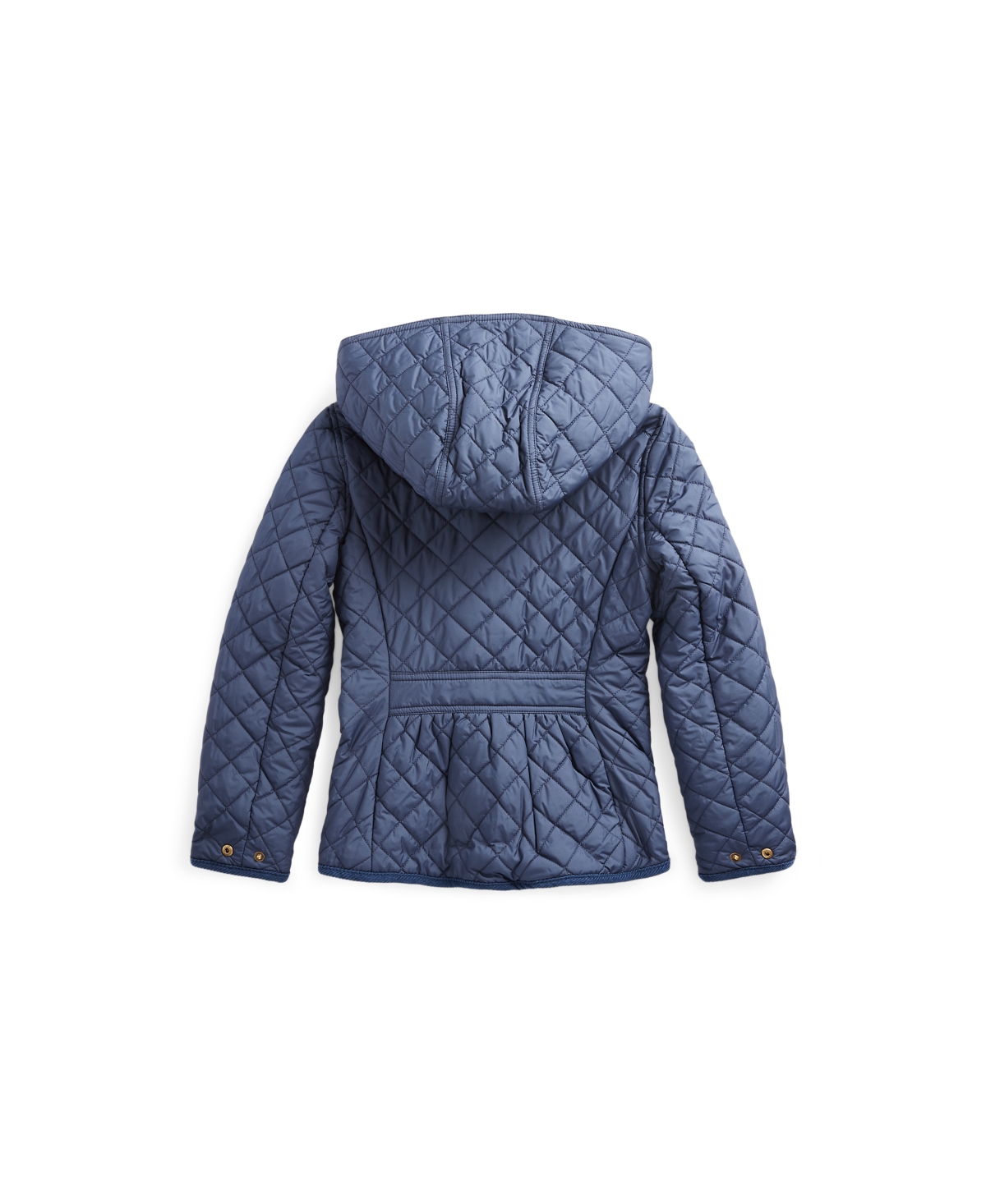 Polo Ralph Lauren Toddler And Little Girls Quilted Water-repellent Barn Jacket In Newport Navy