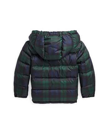 Polo Ralph Lauren Toddler and Little Boys Polo Bear Plaid Down
