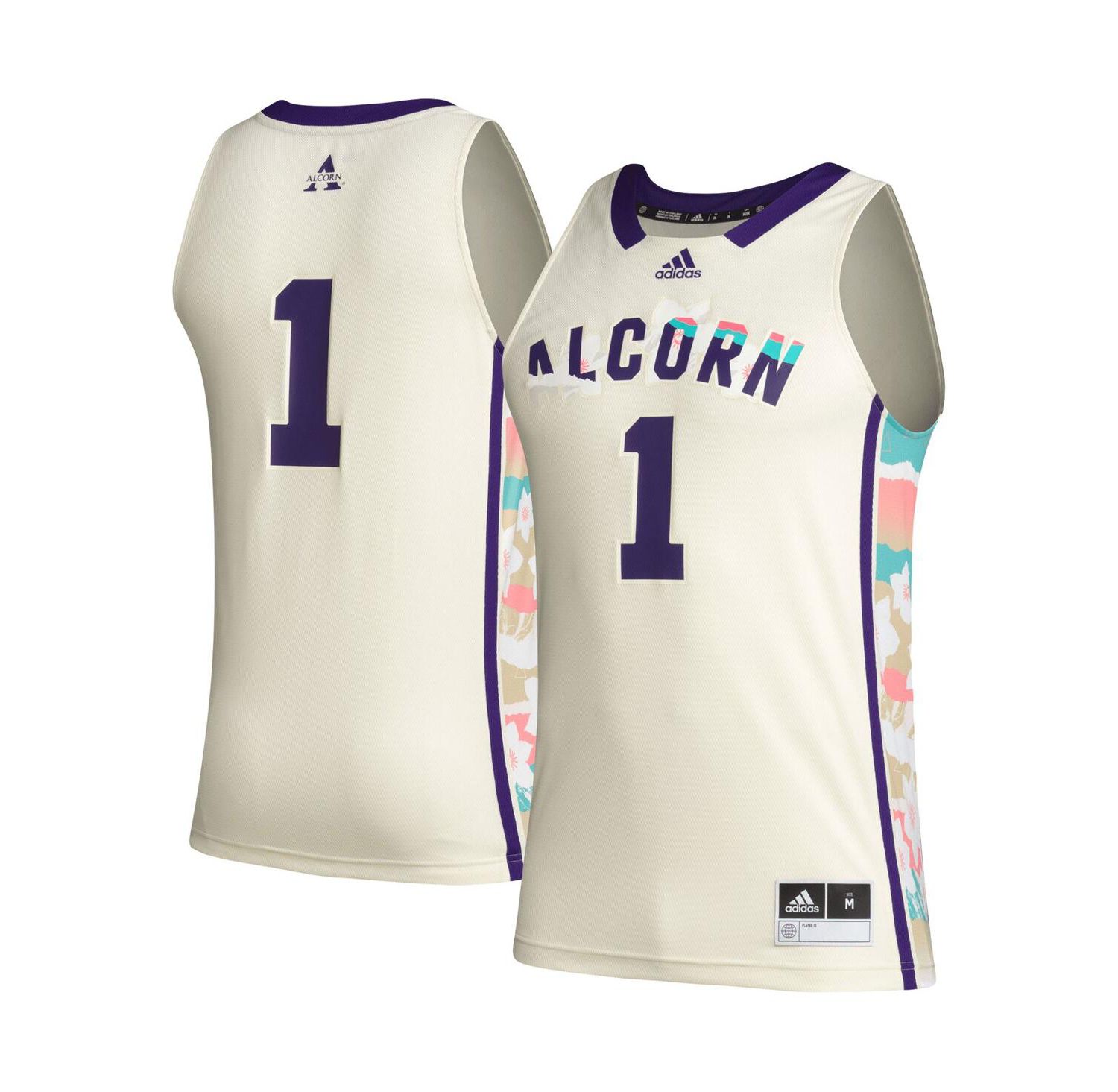 Men's #1 Khaki Alcorn State Braves Honoring Black Excellence Basketball Jersey