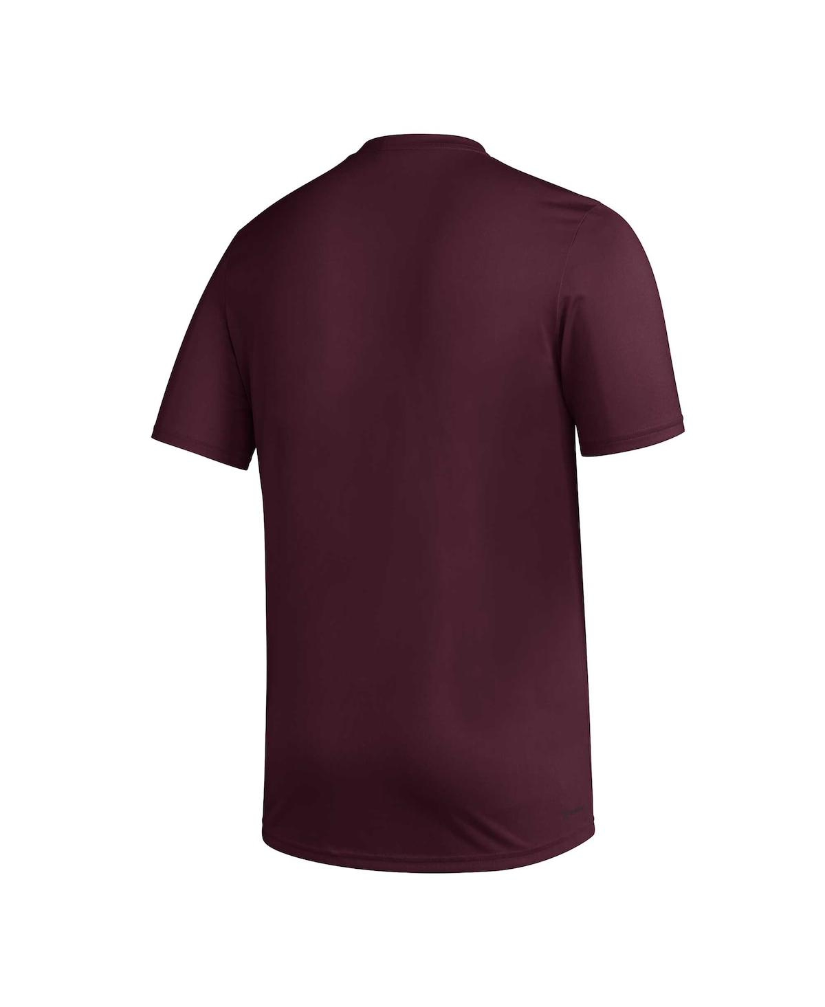 Men's adidasMississippi State Bulldogs Aeroready Pregame T-shirt - Maroon