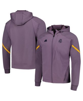 adidas Men's Purple Real Madrid Designed for Gameday Raglan Full