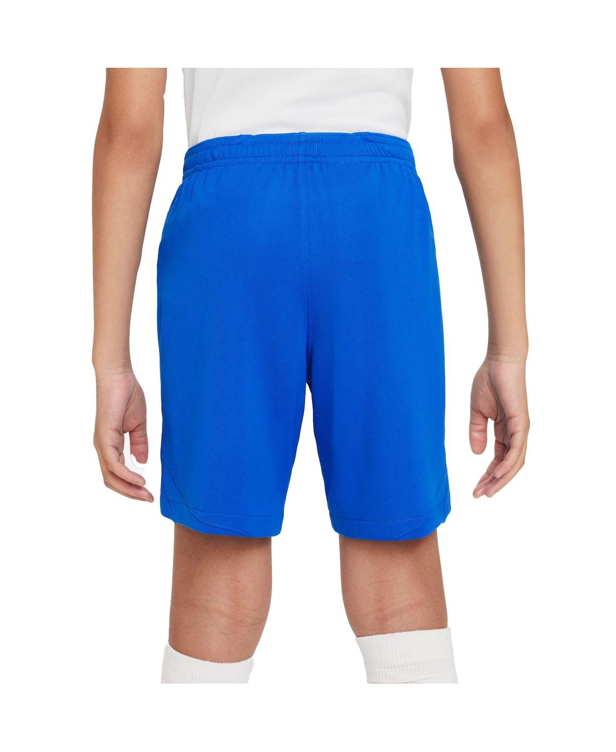 Nike Fc Barcelona 2023/24 Stadium Away Big Kids'  Dri-fit Soccer Shorts In Royal
