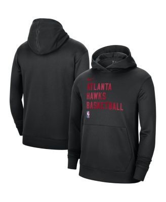 Men's and Women's Black Atlanta Hawks 2023/24 Performance Spotlight On-Court Practice Pullover Hoodie