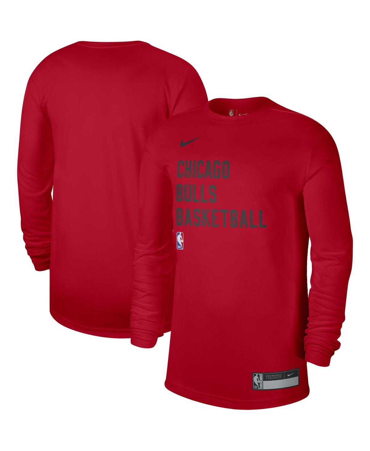 Shop Nike Men's And Women's  Red Chicago Bulls 2023/24 Legend On-court Practice Long Sleeve T-shirt