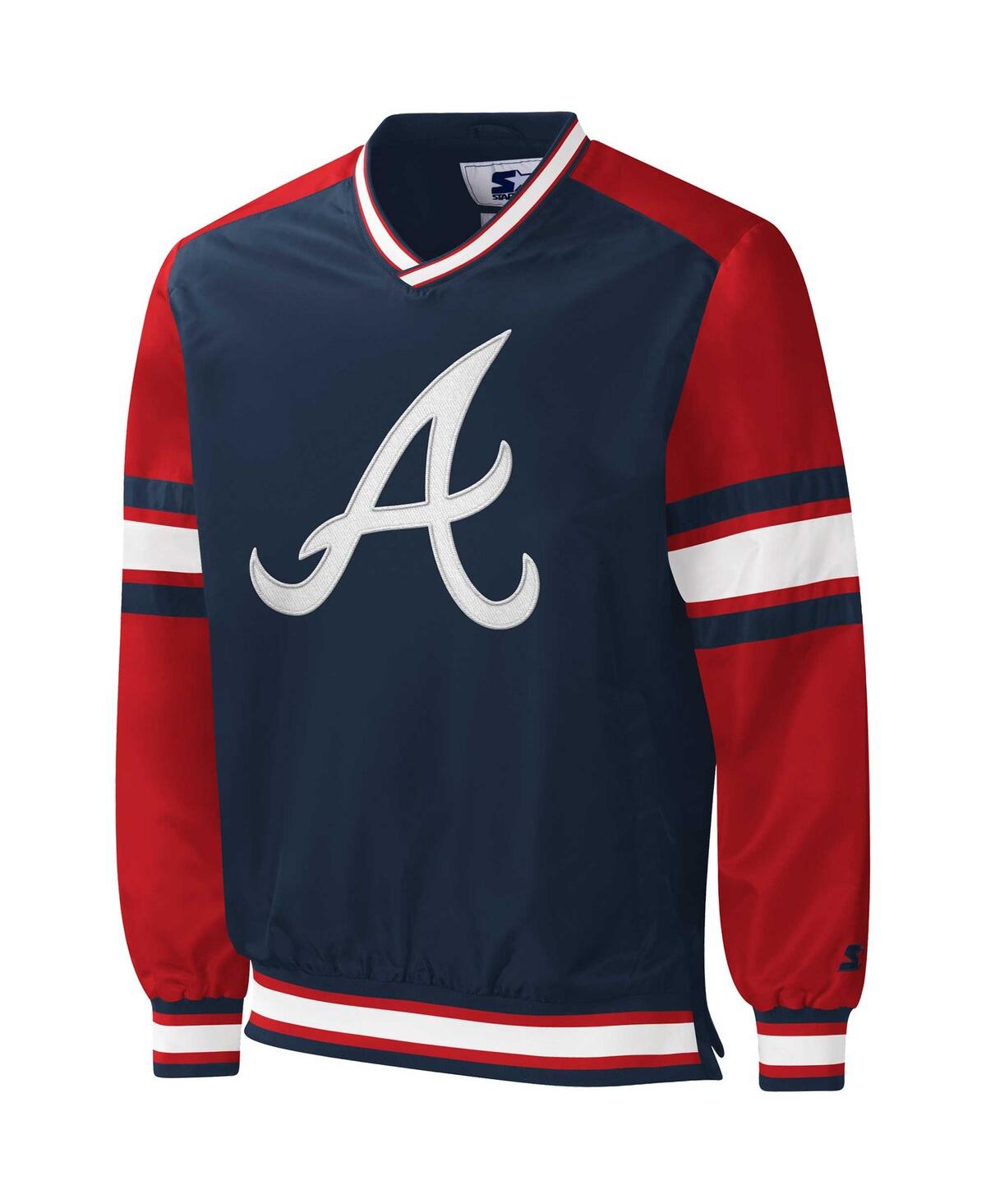 Atlanta Braves Pullover Starter Jacket 1 