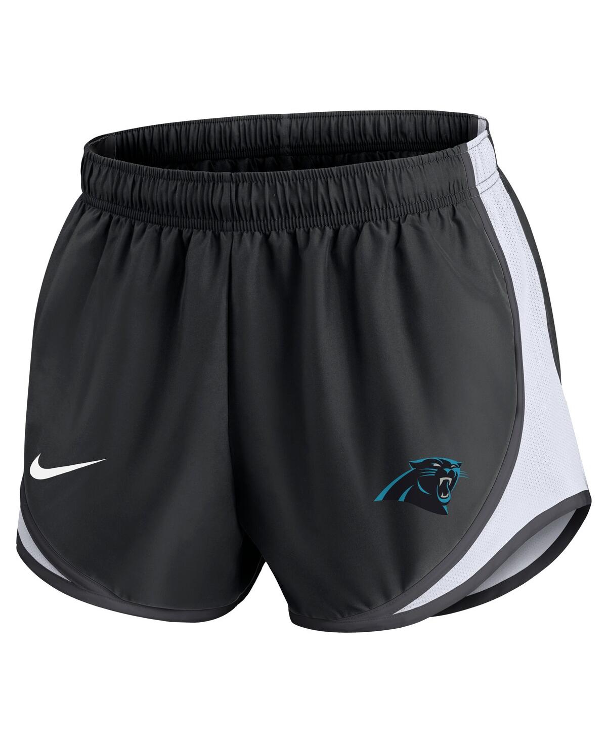 Nike Women's Dri-fit Tempo (nfl Carolina Panthers) Shorts In Black