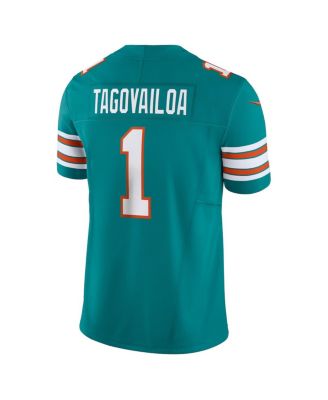 Men's Tua Tagovailoa Aqua Miami Dolphins Alternate Vapor F.U.S.E. Limited Jersey