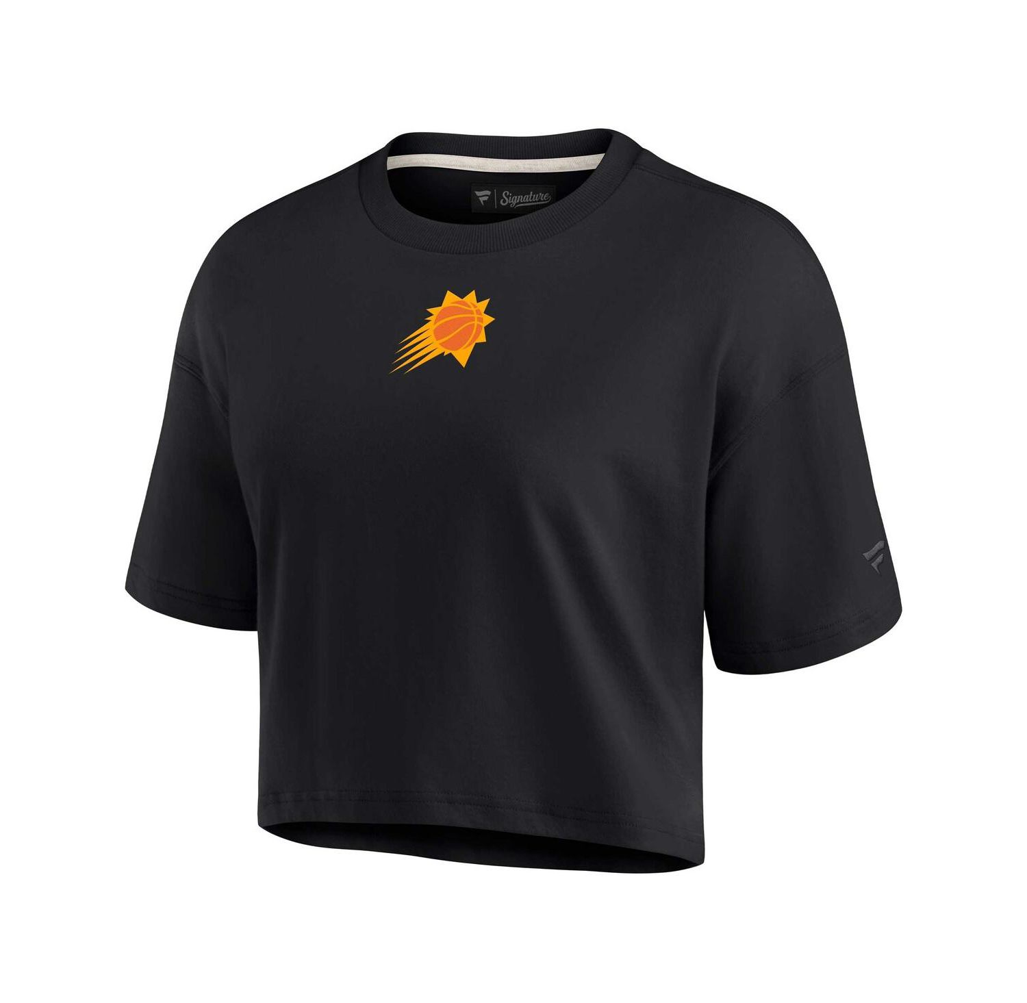 Women's Black Phoenix Suns Super Soft Boxy Cropped T-shirt