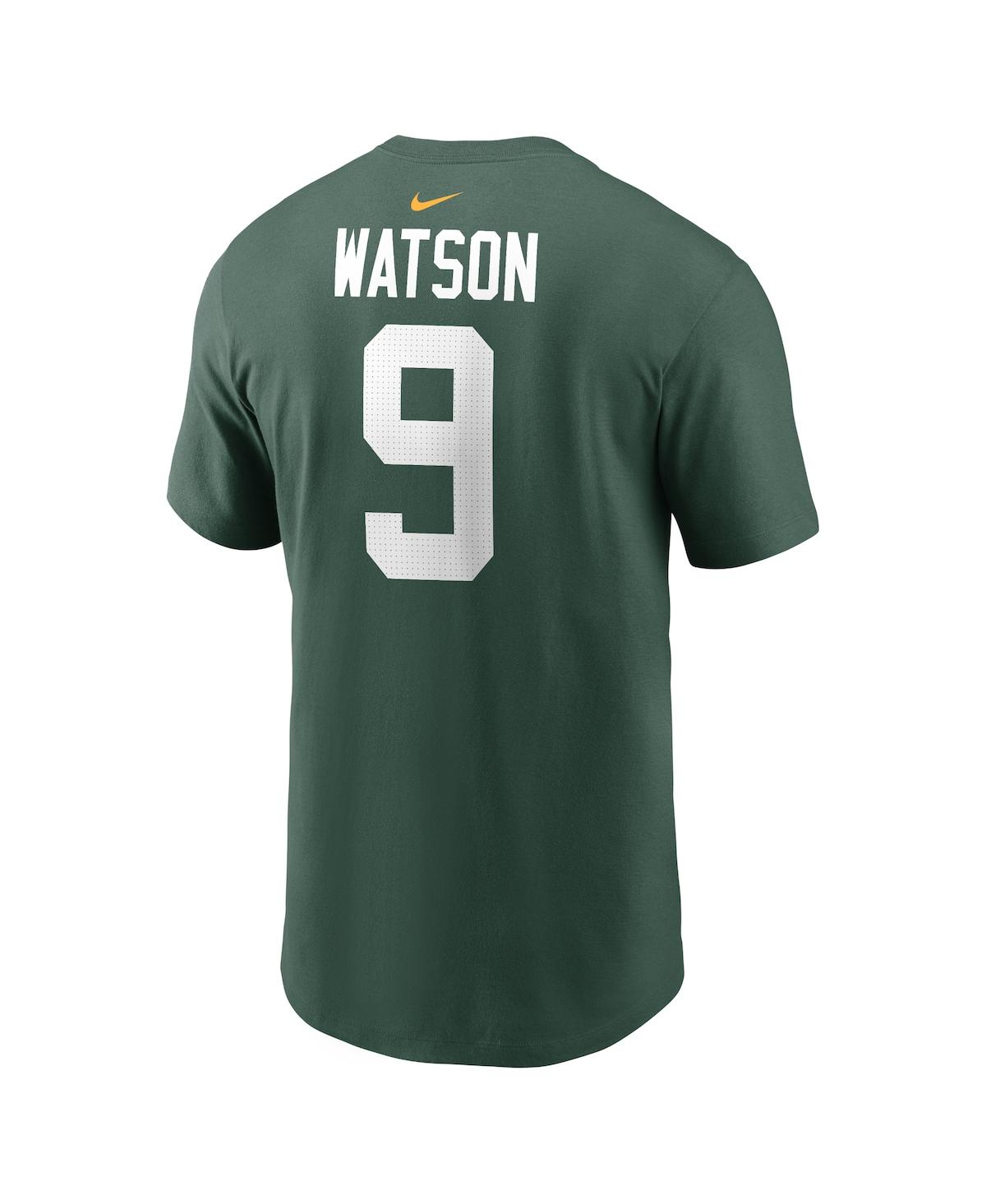Shop Nike Men's  Christian Watson Green Green Bay Packers Player Name And Number T-shirt