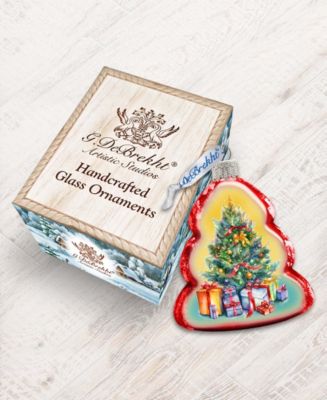 Christmas Tree Keepsake Mercury Glass Christmas Ornaments G. DeBrekht