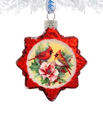 Christmas Wreath Keepsake Holiday Mercury Glass Ornaments G. DeBrekht