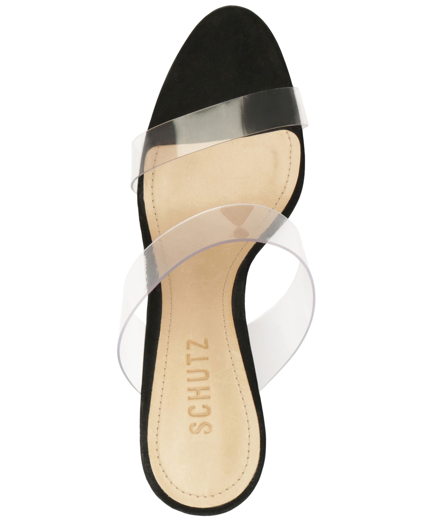 Женские сандалии Schutz Ariella Slip-On Dress Sandals, цвет: Чёрный — фото 4